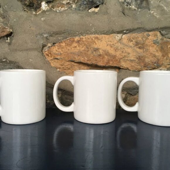 Vintage 1978 Ralph Lauren Horse Equestrian Polo Coffee Mugs Cups Set Lot Of 3 - Picture 6 of 6